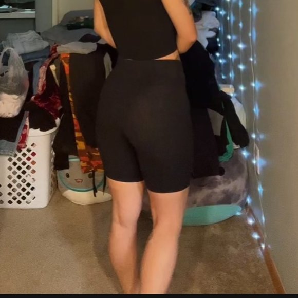 🍍 black biker shorts 🍍 - Picture 2 of 2